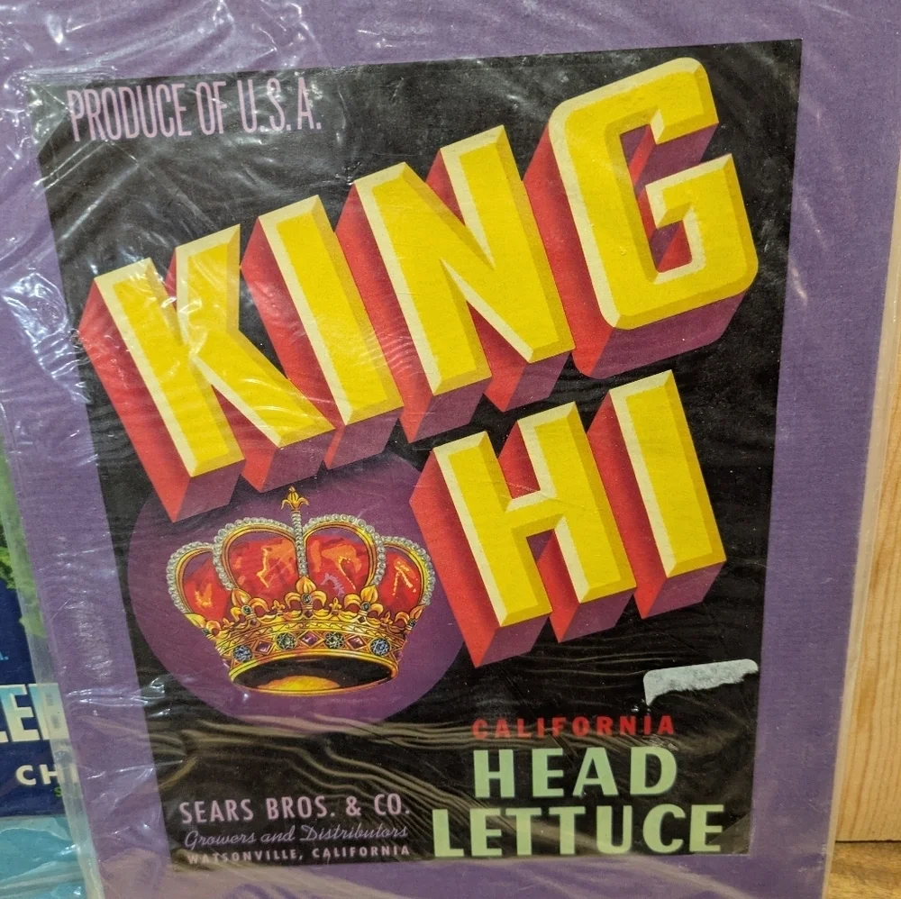 Daily Treat Iceberg Lettuce Vintage Poster 3 Posters 12x9